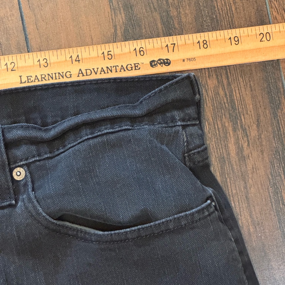 Levi's 559 Jeans Mens 34x34 Black Relaxed Straight Denim (FITS 34x32) Work Ranch - Picture 9 of 16